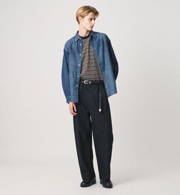 BEAUTY&YOUTH UNITED ARROWS「シェービング デニム レギュラーカラー シャツ GRANDE型」|シャツ・ブラウス|