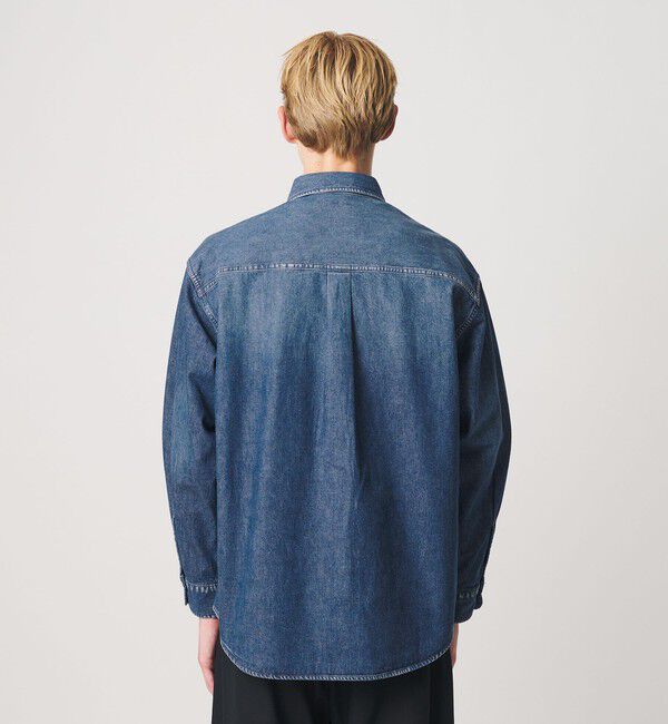 BEAUTY&YOUTH UNITED ARROWS「シェービング デニム レギュラーカラー シャツ GRANDE型」|シャツ・ブラウス|