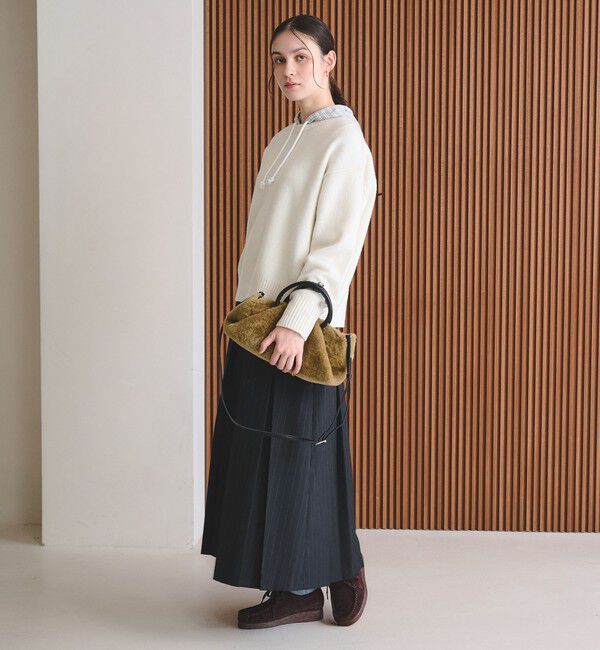 BEAUTY&YOUTH UNITED ARROWS「ファーライク 2WAY スクエア トートバッグ」|ショルダー・メッセンジャー|