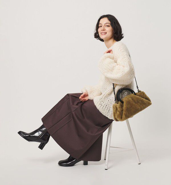BEAUTY&YOUTH UNITED ARROWS「ファーライク 2WAY スクエア トートバッグ」|ショルダー・メッセンジャー|