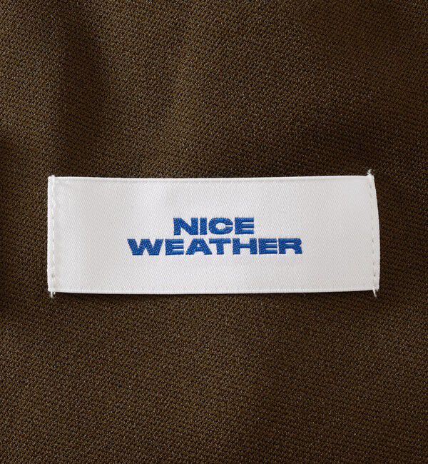 NICE WEATHER「＜NICE WEATHER＞ピンタックトラックパンツ」|チノ|