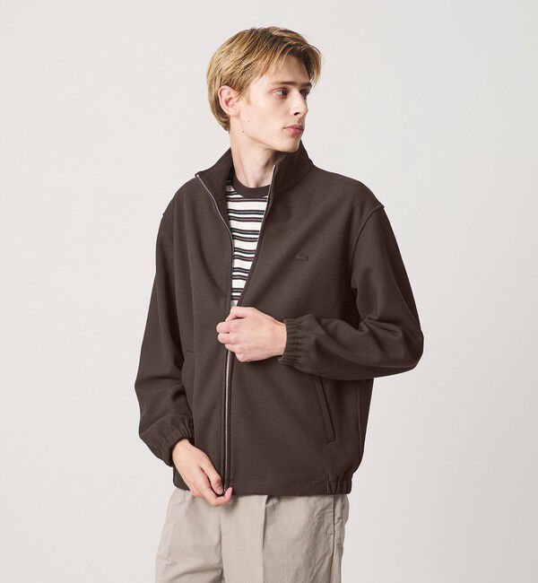 BEAUTY&YOUTH UNITED ARROWS「＜LACOSTE for BEAUTY&YOUTH＞ ワントーン ジップ ブルゾン」|カーディガン|