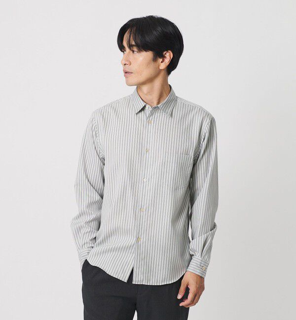 BEAUTY&YOUTH UNITED ARROWS「クリア ブロード イージー デオドラント シャツ SLIM型 抗菌防臭」|シャツ・ブラウス|MD.GRAY