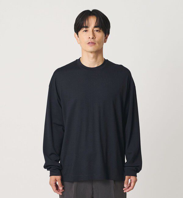 BEAUTY&YOUTH UNITED ARROWS「ウォッシャブル ウール ロングスリーブ Tシャツ」|Tシャツ・カットソー|