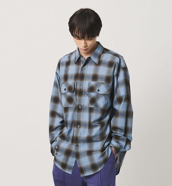 NICE WEATHER「＜NICE WEATHER＞ビッグチェック シャツ」|シャツ・ブラウス|COBALT