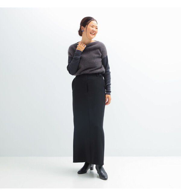 Demi-Luxe BEAMS 「フラッフィー ボートネック ニット」|ニット・セーター|