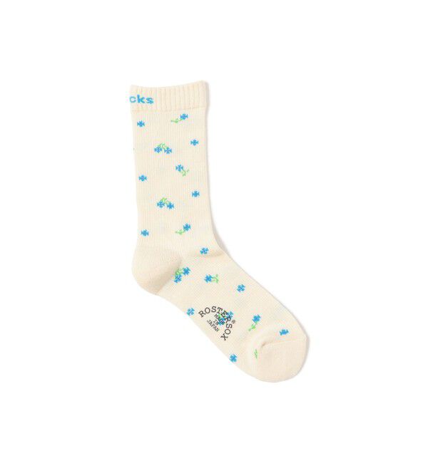 BEAMS SELECTION for WOMEN「【別注】ROSTER SOX / フラワー サーマル」|ソックス|BLUE