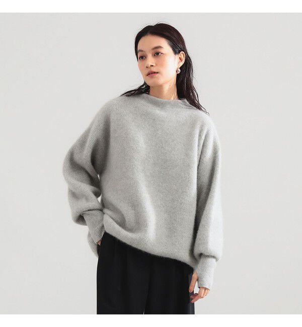 Demi-Luxe BEAMS 「【別注】BATONER &times; Demi-Luxe BEAMS / カシミヤフォックス ボートネック ニット」|ニット・セーター|