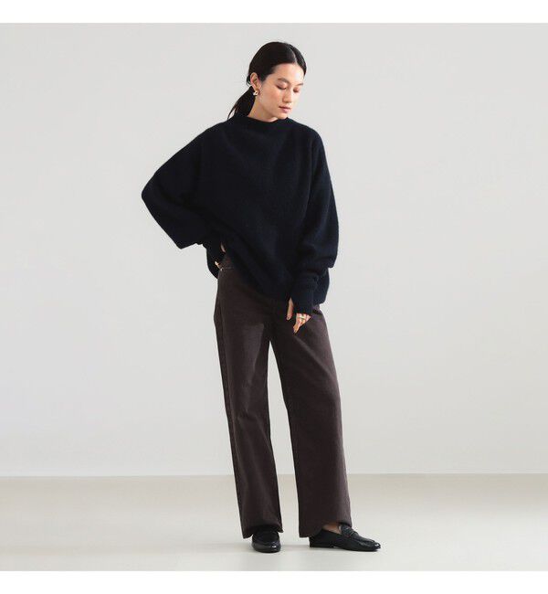 Demi-Luxe BEAMS 「【別注】BATONER &times; Demi-Luxe BEAMS / カシミヤフォックス ボートネック ニット」|ニット・セーター|
