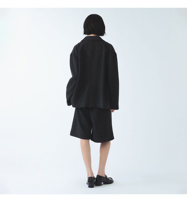 Ray BEAMS 「ストライプ ワイド ハーフ パンツ」|その他|