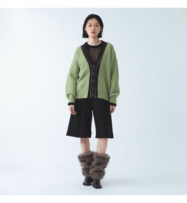 Ray BEAMS 「ストライプ ワイド ハーフ パンツ」|その他|