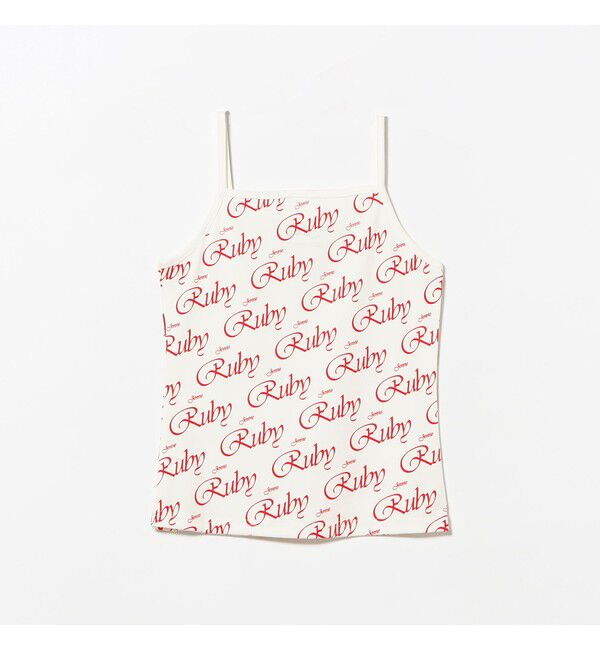 BEAMS SELECTION for WOMEN「JENNIE / Logo Camisole」|Tシャツ・カットソー|