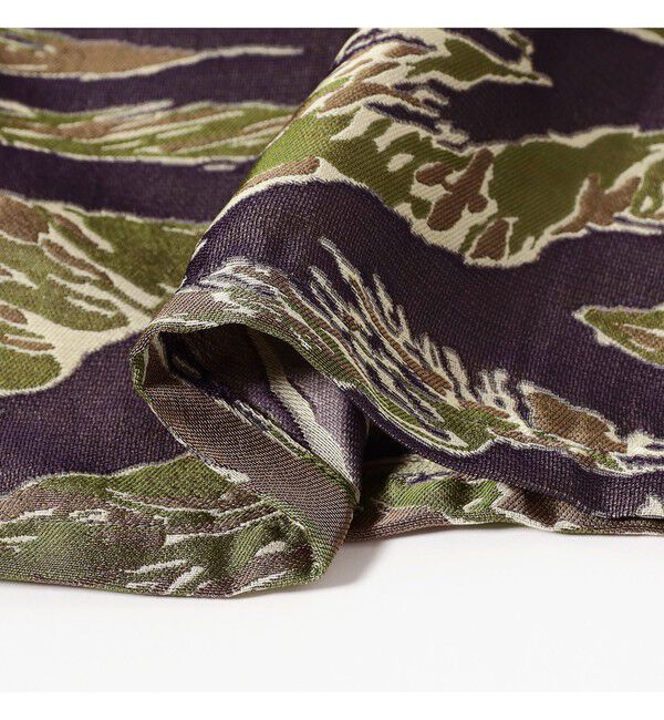 BEAMS PLUS「MIL-SHT Tiger Stripe Mesh Jacquard」|シャツ・ブラウス|