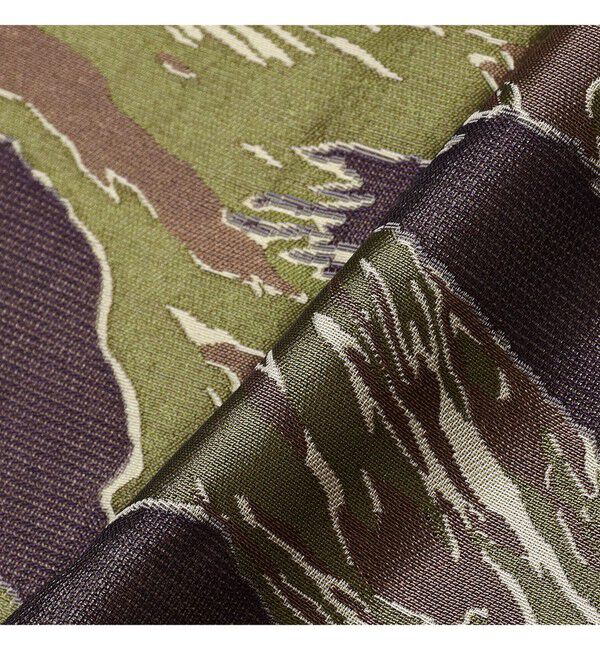BEAMS PLUS「MIL-SHT Tiger Stripe Mesh Jacquard」|シャツ・ブラウス|