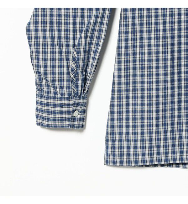 BEAMS PLUS「Open B.D. Indigo Dobby Plaid」|シャツ・ブラウス|