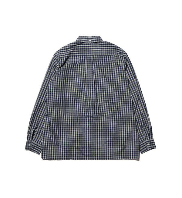 BEAMS PLUS「Open B.D. Indigo Dobby Plaid」|シャツ・ブラウス|