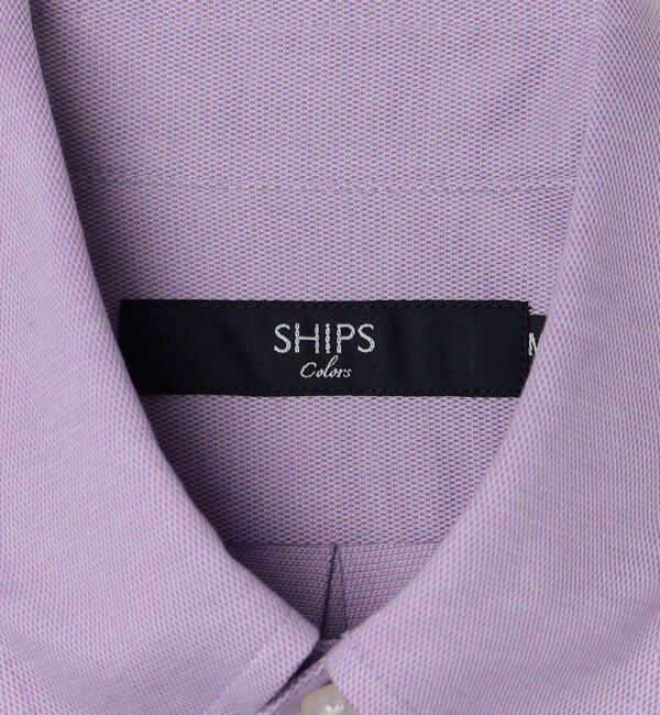 SHIPS Colors 「SHIPS Colors:〈洗濯機可能〉COOLMAX(R) カノコ ボタンダウン ショートスリーブ」|シャツ・ブラウス|
