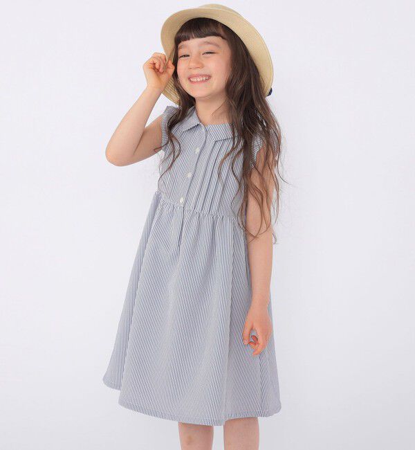 SHIPS KIDS「SHIPS KIDS:100～130cm /〈UVカット/吸水速乾〉ドライタッチ ワンピース」|ワンピース|