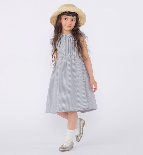 SHIPS KIDS「SHIPS KIDS:100～130cm /〈UVカット/吸水速乾〉ドライタッチ ワンピース」|ワンピース|