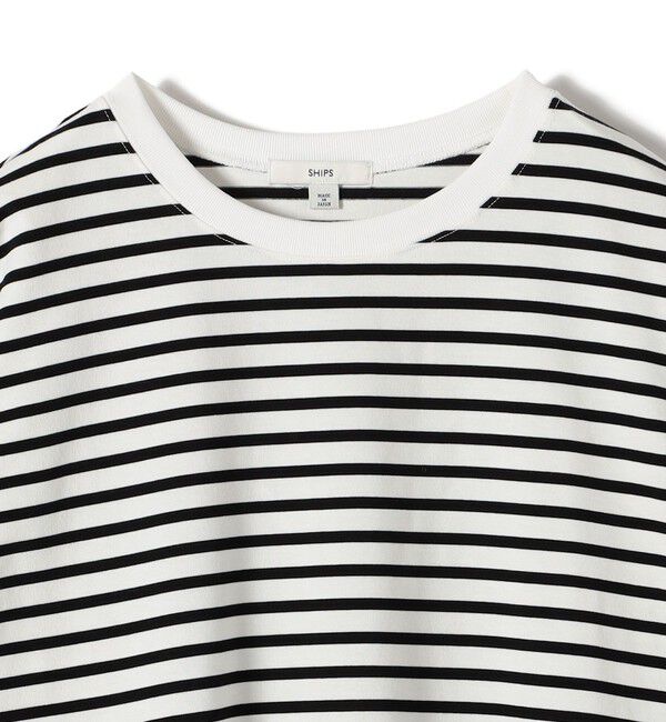 SHIPS for women「〈手洗い可能〉ロング リブ ラウンド ヘム プルオーバー」|Tシャツ・カットソー|