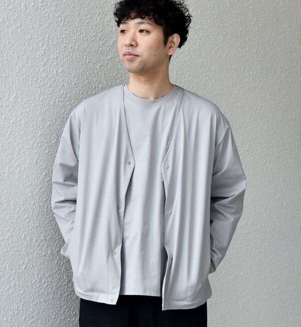 SHIPS any「【WEB限定】SHIPS any:〈吸水速乾/UVカット〉3点セットアップ Tシャツ+カーディガン+パンツ◇」|Tシャツ・カットソー|