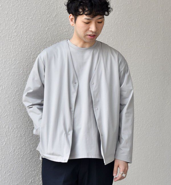 SHIPS any「【WEB限定】SHIPS any:〈吸水速乾/UVカット〉3点セットアップ Tシャツ+カーディガン+パンツ◇」|Tシャツ・カットソー|