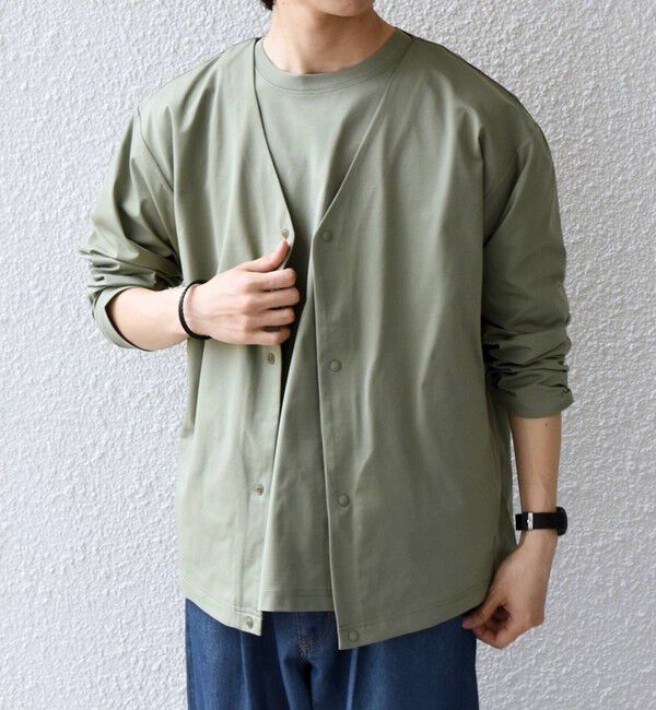 SHIPS any「【WEB限定】SHIPS any:〈吸水速乾/UVカット〉3点セットアップ Tシャツ+カーディガン+パンツ◇」|Tシャツ・カットソー|