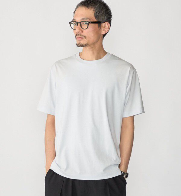 SHIPS「SHIPS:〈汗染軽減 / 吸水速乾/ 接触冷感/ UVカット〉ステイン コントロール ファンクション Tシャツ」|Tシャツ・カットソー|