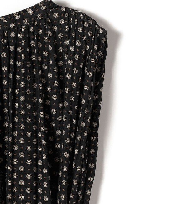 SHIPS for women「〈手洗い可能〉プリント カッセン ノースリーブ ワンピース」|ワンピース|