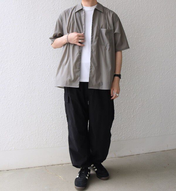 SHIPS any「SHIPS any:〈接触冷感/UVカット〉VEILICE レギュラーカラー ポケット シャツ(セットアップ対応)◇」|シャツ・ブラウス|