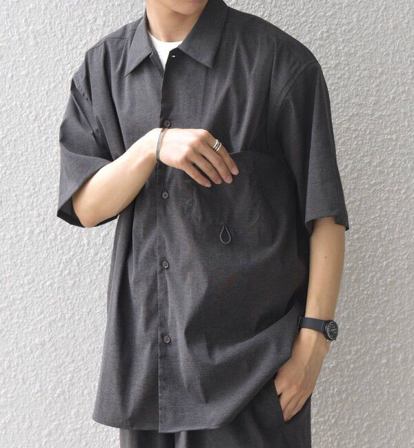 SHIPS any「SHIPS any:〈接触冷感/UVカット〉VEILICE レギュラーカラー ポケット シャツ(セットアップ対応)◇」|シャツ・ブラウス|