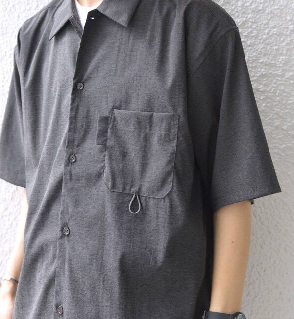 SHIPS any「SHIPS any:〈接触冷感/UVカット〉VEILICE レギュラーカラー ポケット シャツ(セットアップ対応)◇」|シャツ・ブラウス|