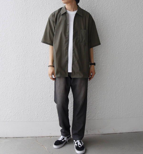 SHIPS any「SHIPS any:〈接触冷感/UVカット〉VEILICE レギュラーカラー ポケット シャツ(セットアップ対応)◇」|シャツ・ブラウス|