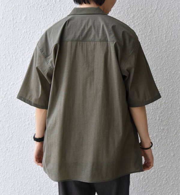 SHIPS any「SHIPS any:〈接触冷感/UVカット〉VEILICE レギュラーカラー ポケット シャツ(セットアップ対応)◇」|シャツ・ブラウス|