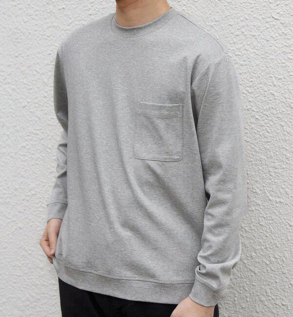 SHIPS any「SHIPS any:〈接触冷感/UVカット〉ソフト スムース リラックス ポケット Tシャツ◇」|Tシャツ・カットソー|