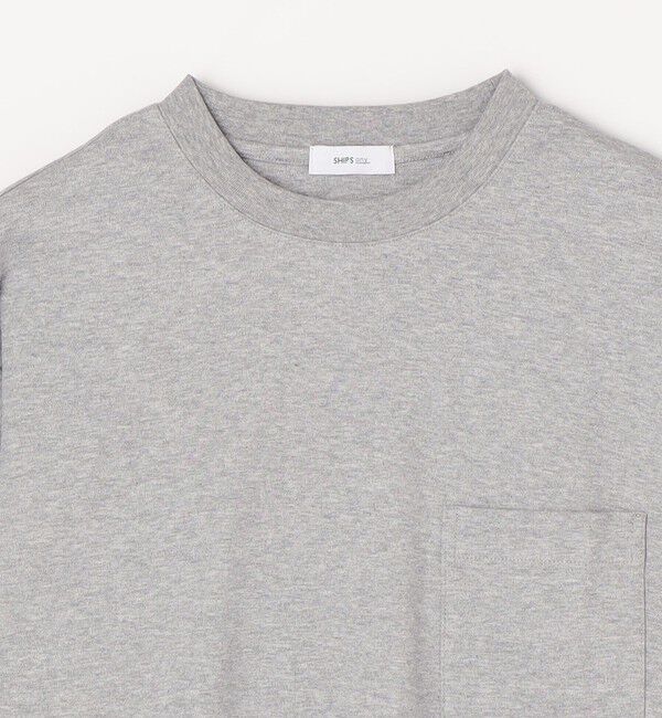 SHIPS any「SHIPS any:〈接触冷感/UVカット〉ソフト スムース リラックス ポケット Tシャツ◇」|Tシャツ・カットソー|