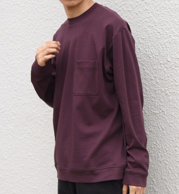 SHIPS any「SHIPS any:〈接触冷感/UVカット〉ソフト スムース リラックス ポケット Tシャツ◇」|Tシャツ・カットソー|