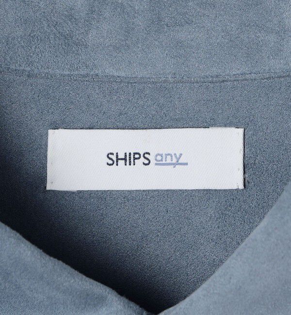 SHIPS any「フェード ポリエステルスエード ポケット レギュラーカラー シャツ◇」|シャツ・ブラウス|
