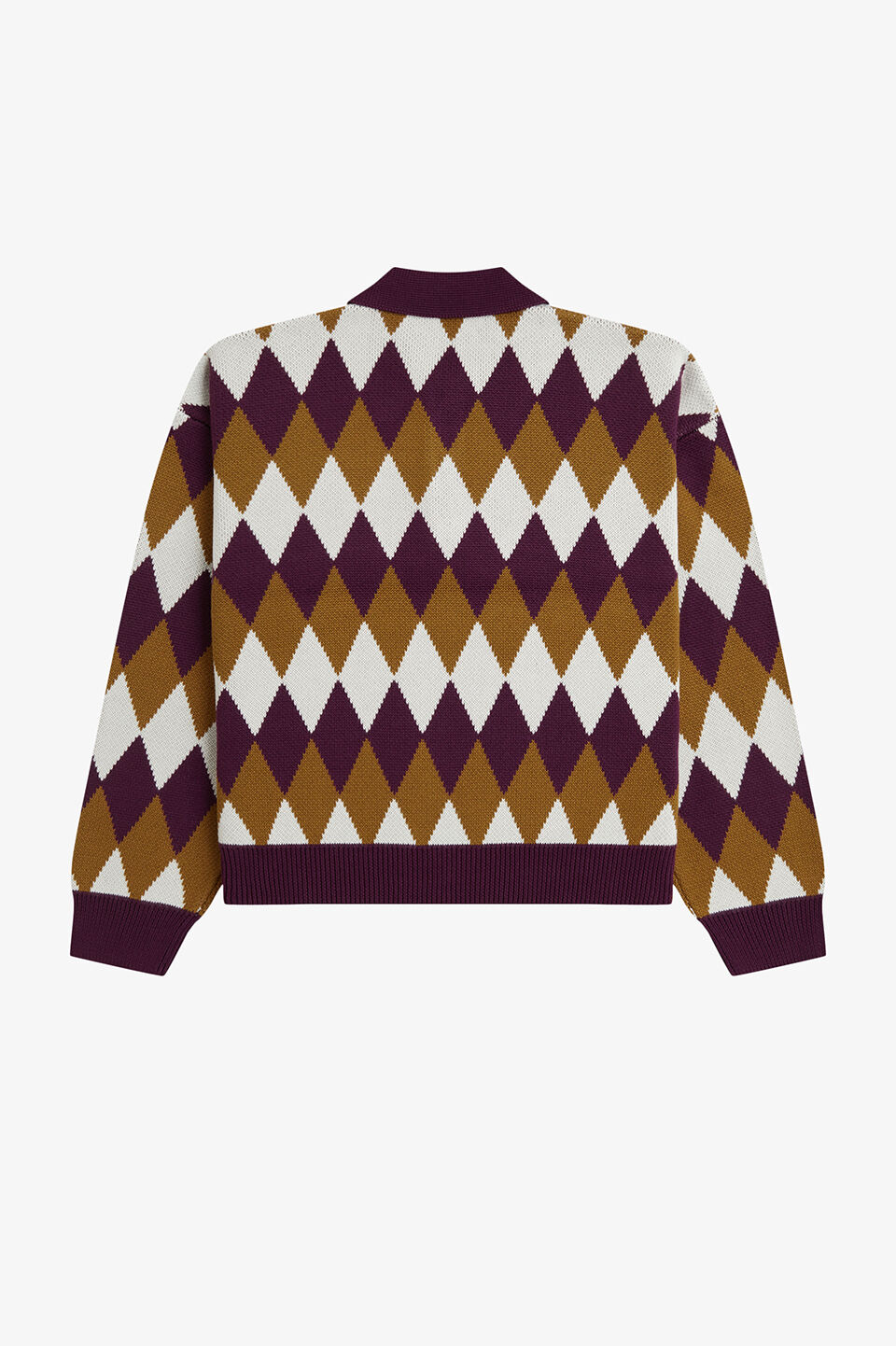 FRED PERRY 「FRED PERRY／DIAMOND JACQUARD KNITTED SHIRT／ダイヤモンドジャカードニットポロシャツ」|ポロシャツ|