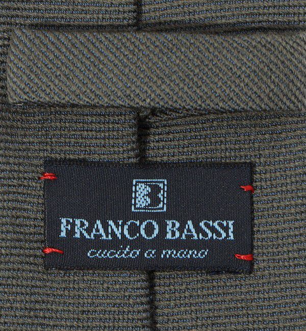 TOMORROWLAND GOODS「FRANCO BASSI ウールシルク ソリッドネクタイ」|ネクタイ・蝶ネクタイ|