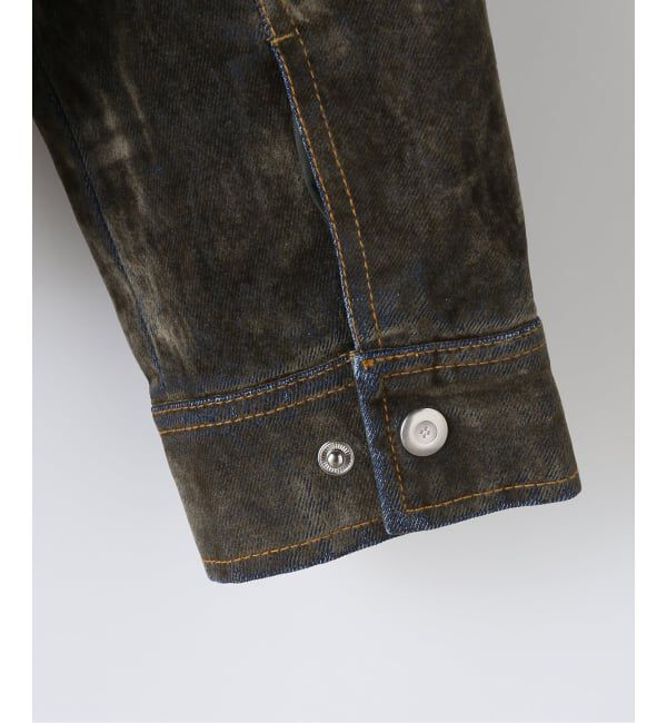 JOINT WORKS「PLATEAU STUDIO / プラトースタジオ Flocked denim jkt」|デニムジャケット|
