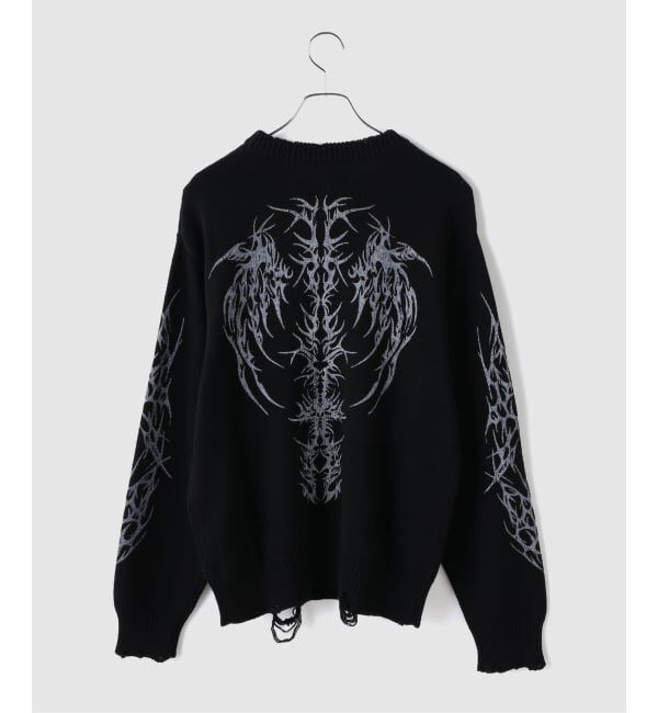 JOINT WORKS「SUPPLIER / サプライヤー Distressed Tribal Bones Knit」|ニット・セーター|