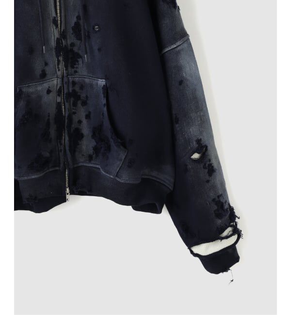 JOINT WORKS「TEPPEI FURUYAMA / テッペイフルヤマ CRASH PAINT FADE ZIP-UP HOODIE」|パーカー|