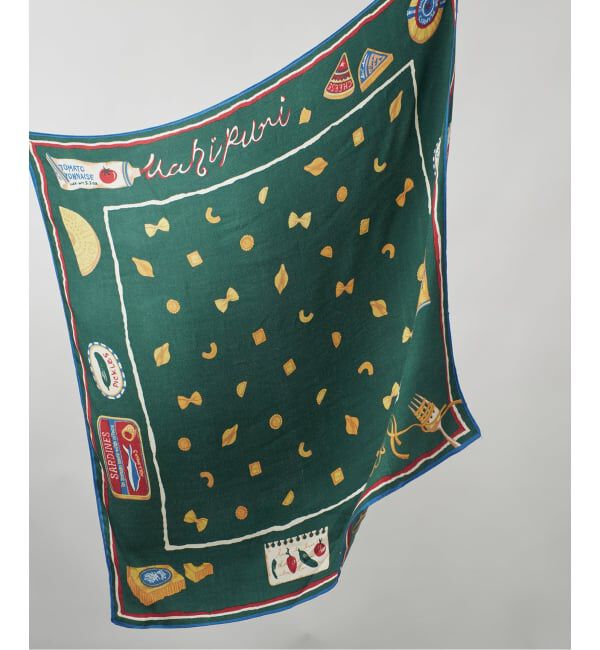 VERMEIL par iena「manipuri インドストール ラビオリ 120x120cm 163333004」|ストール|