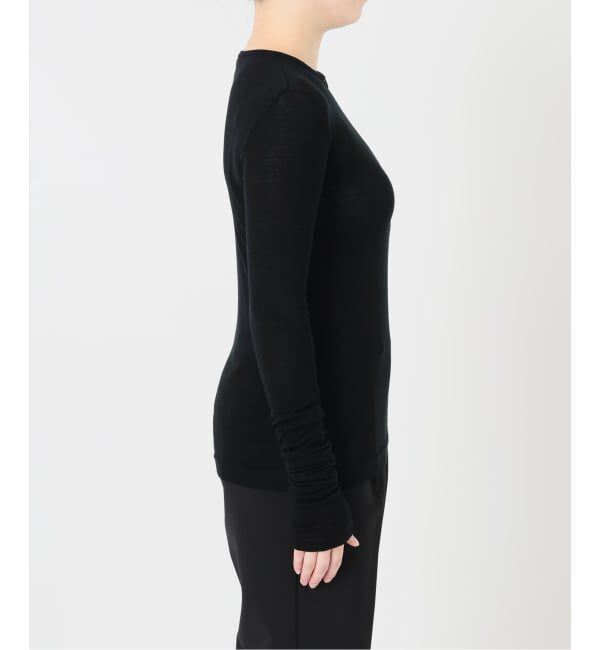 VERMEIL par iena「《予約》INSCRIRE アンスクリア Wool Fraise Zip up Tee」|Tシャツ・カットソー|