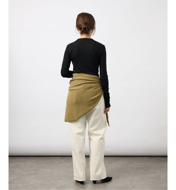 VERMEIL par iena「《予約》INSCRIRE アンスクリア Wool Fraise Zip up Tee」|Tシャツ・カットソー|