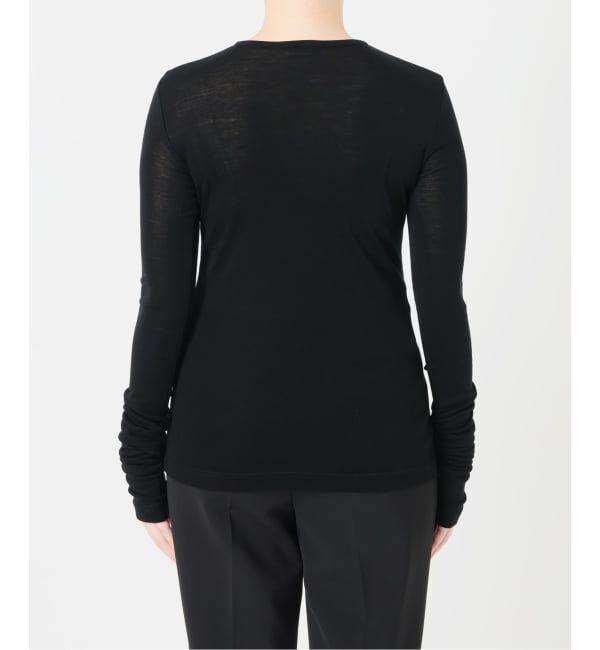 VERMEIL par iena「《予約》INSCRIRE アンスクリア Wool Fraise Zip up Tee」|Tシャツ・カットソー|