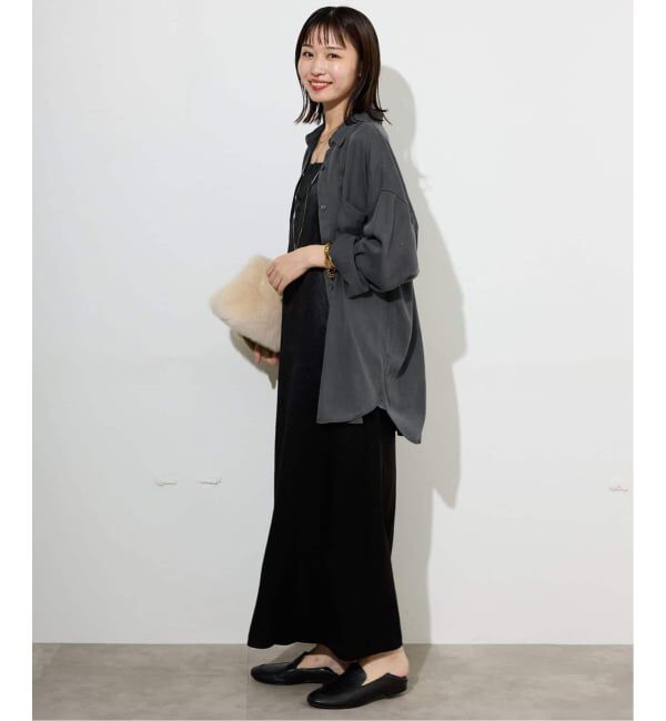 SLOBE IENA「《シリーズあり/セットアップ可/追加》製品染めシャツ」|シャツ・ブラウス|