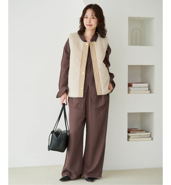 SLOBE IENA「《シリーズあり/セットアップ可/追加》製品染めシャツ」|シャツ・ブラウス|