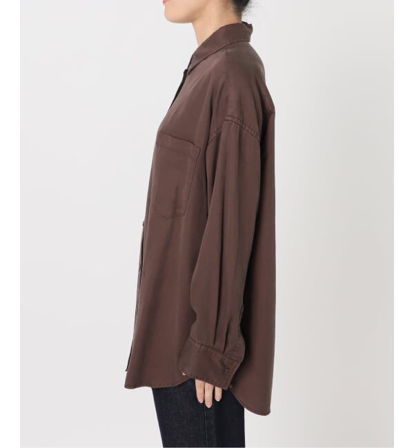 SLOBE IENA「《シリーズあり/セットアップ可/追加》製品染めシャツ」|シャツ・ブラウス|